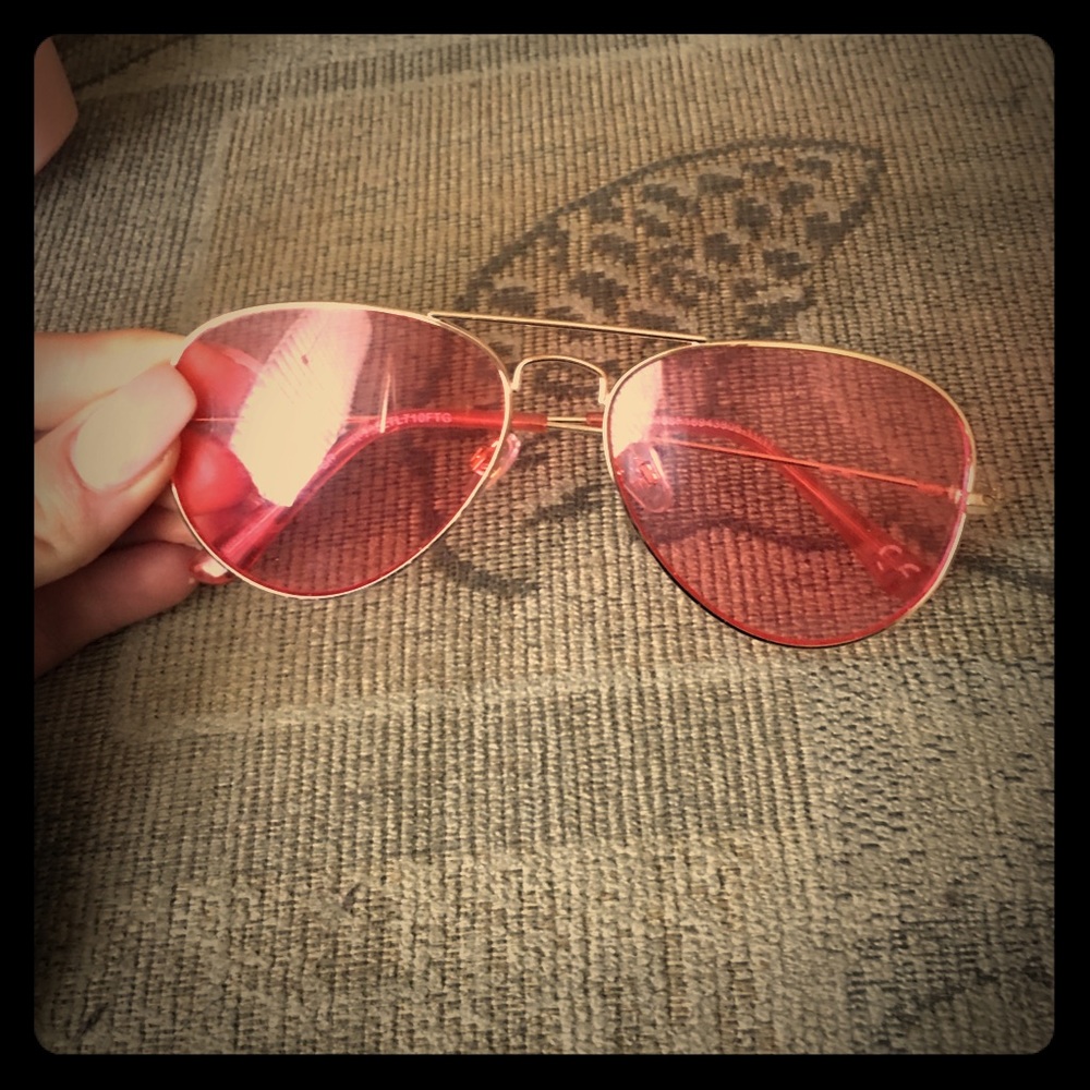 Pink sunglasses
